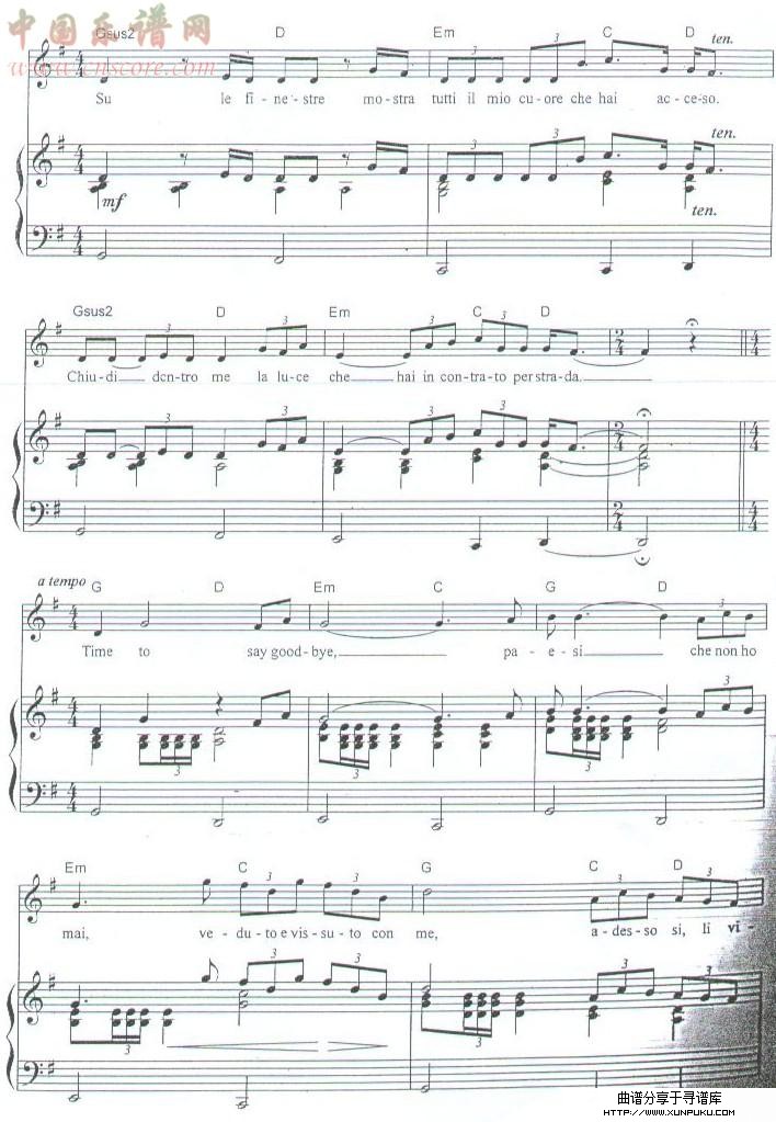 告别时刻  （欧美流行音乐）萨克斯谱第2页