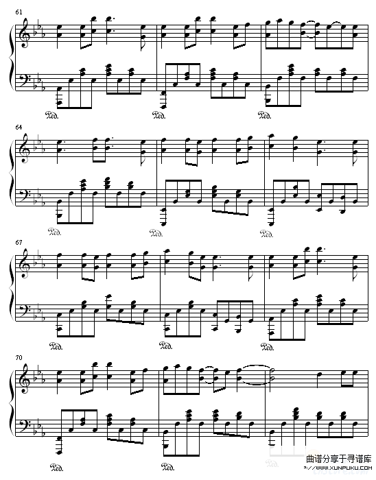 field of hope-动漫影视钢琴谱第6页