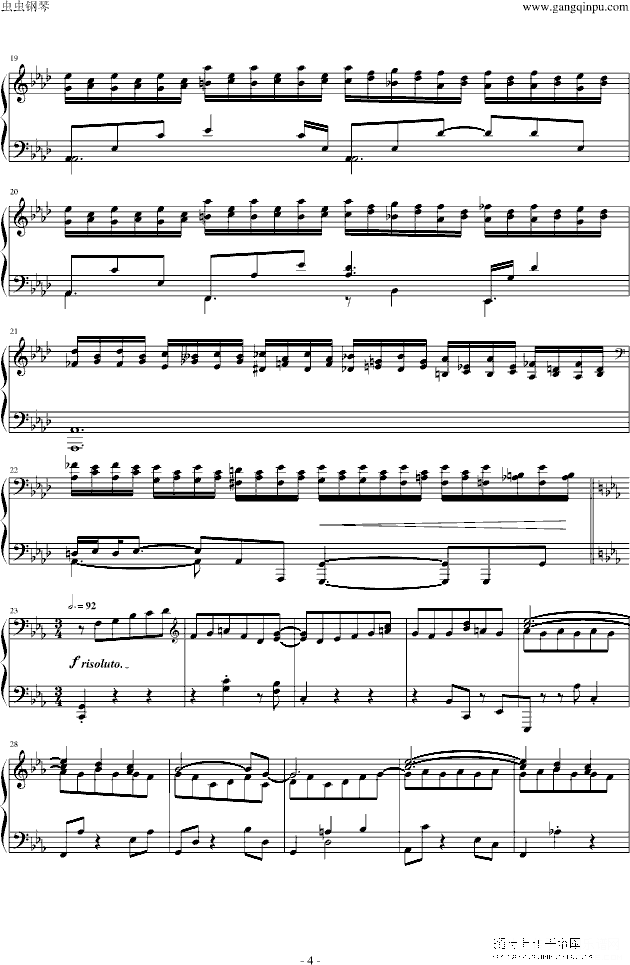 concert etude op.40 no.2reverie钢琴谱(钢琴曲)钢琴谱第5页