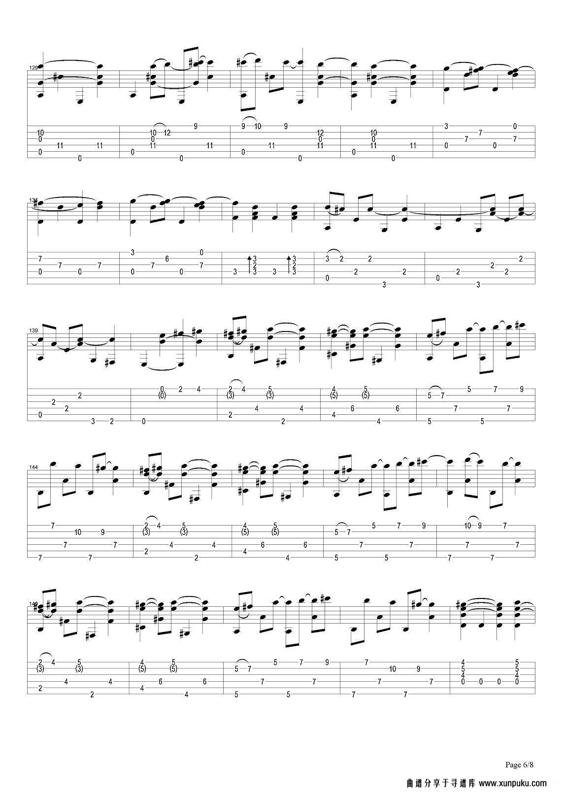 tommy emmanuel：locomotivation（指弹吉他）吉他谱第6页