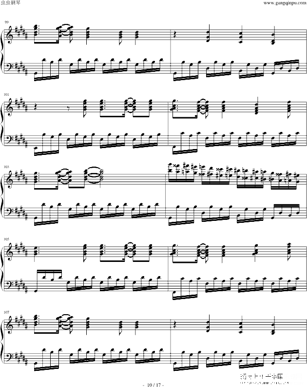 piano sonata no. 2 reminiscences of air钢琴谱第2页