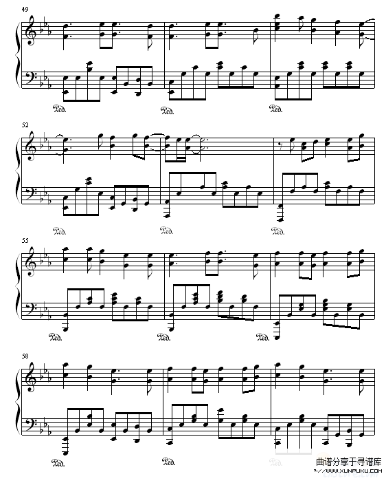 field of hope-动漫影视钢琴谱第5页