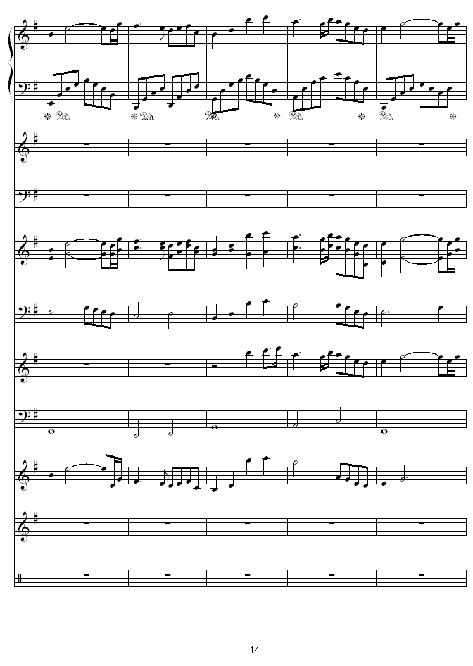 夜莺nightingale钢琴谱第6页