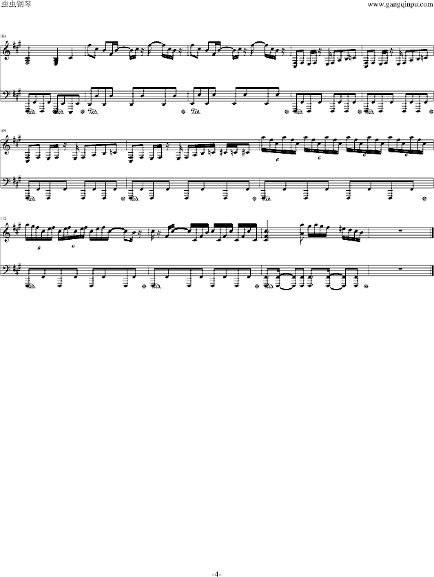 sound horizon  ark钢琴谱第4页