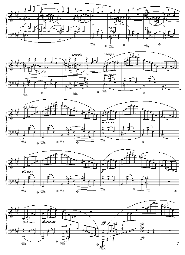 谐谑曲苗波钢琴谱(钢琴曲)钢琴谱第14页