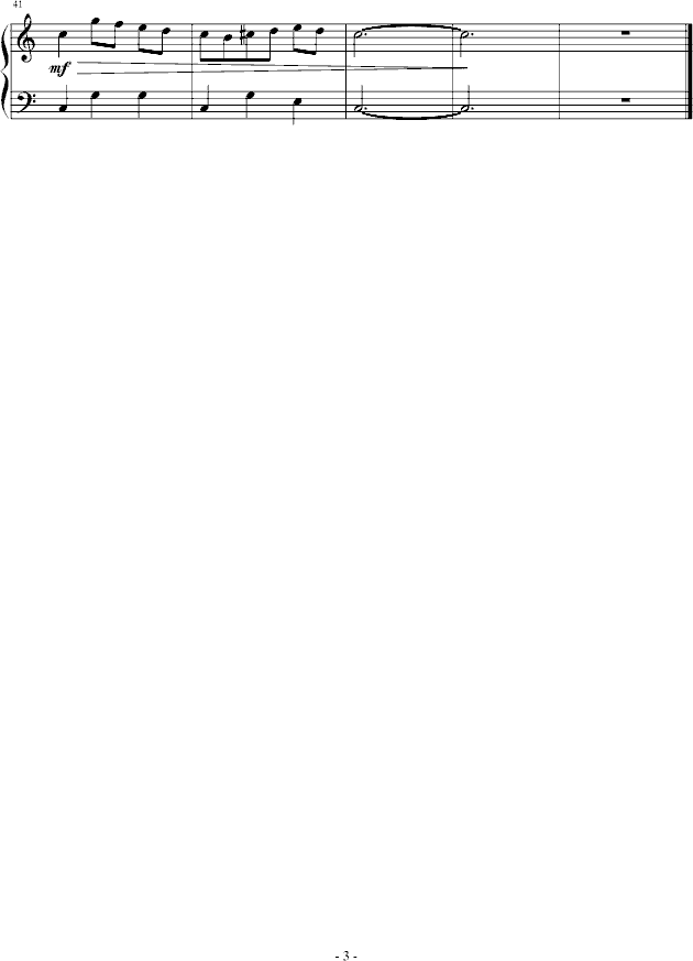 夜曲钢琴谱第3页