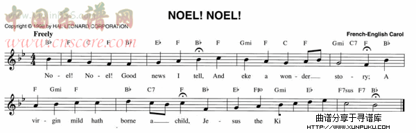 129.noel！noel！小提琴谱