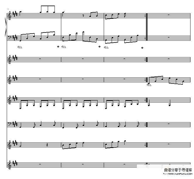 想-(总谱版)-緋村剑心钢琴谱第4页