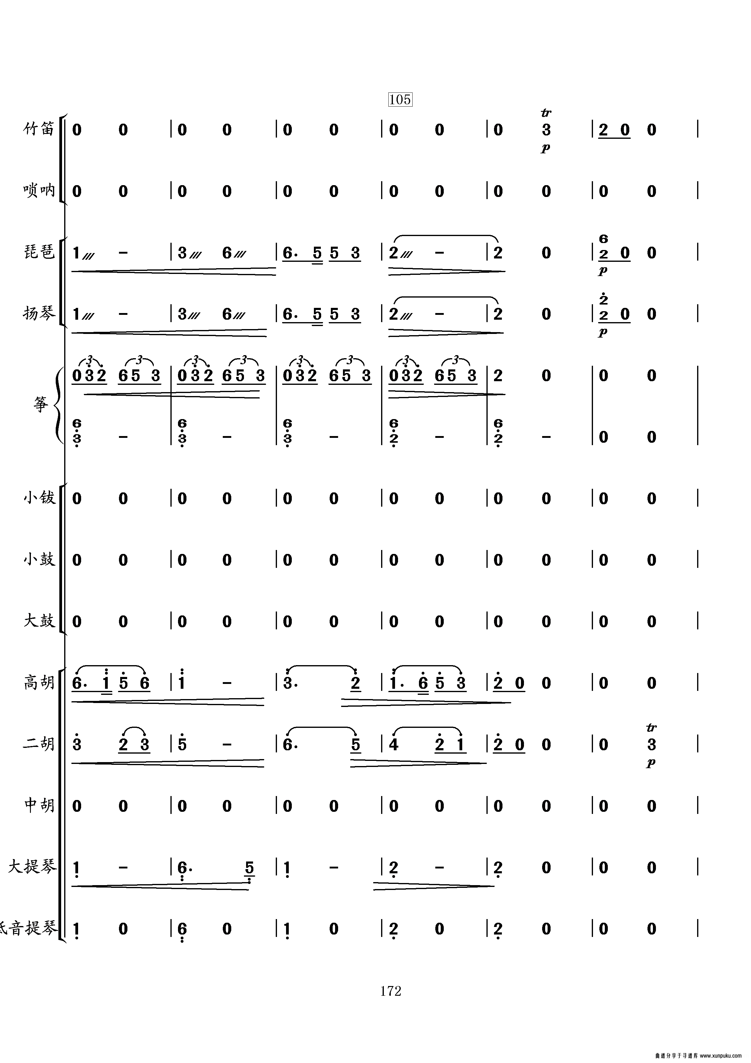 节日舞曲总谱第18页