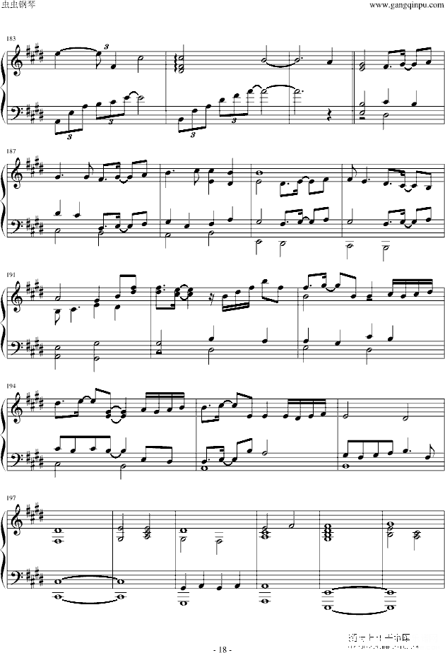 without  you钢琴谱(钢琴曲)钢琴谱第10页