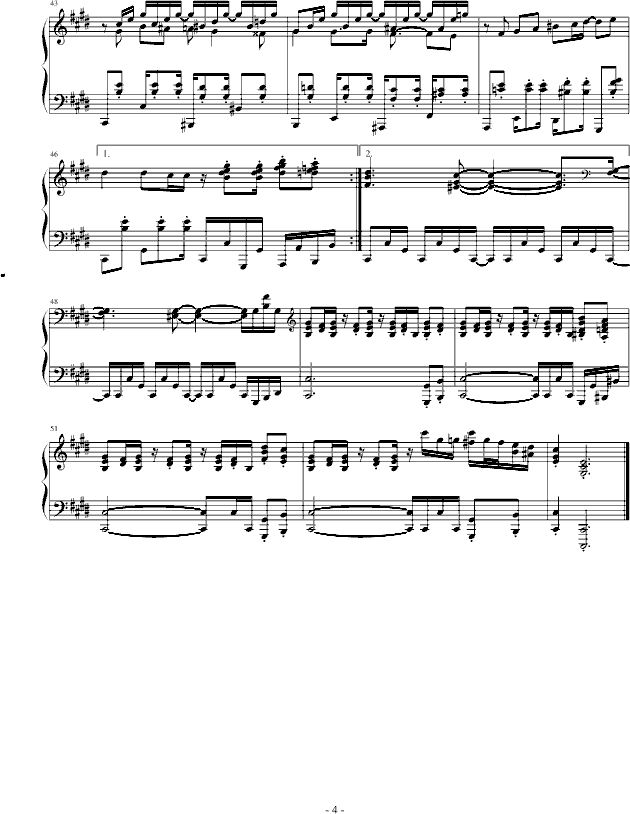 o capriccio de mariano钢琴谱第4页