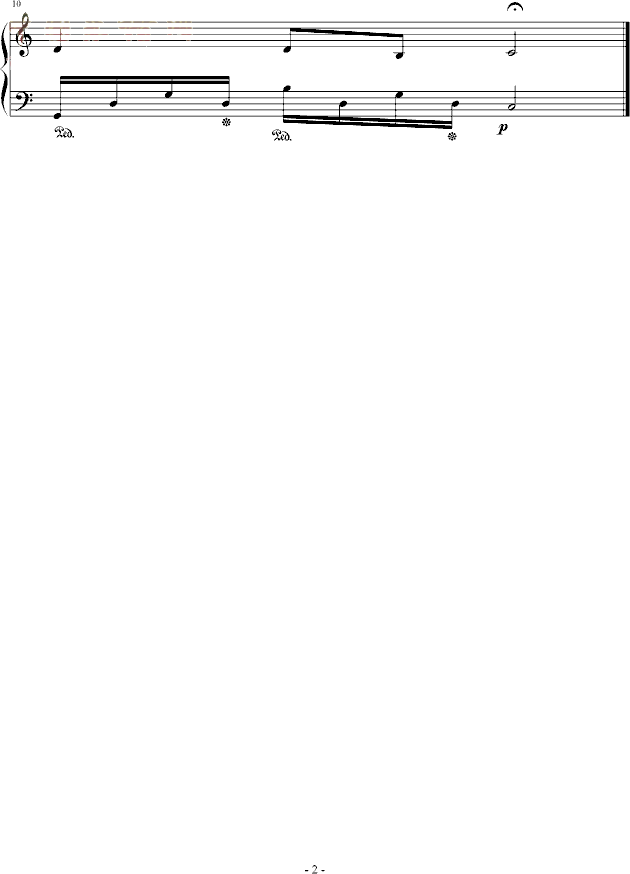 想起从前钢琴谱第2页