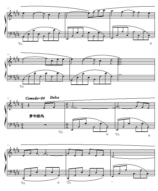 理查德钢琴曲杂集钢琴谱第7页