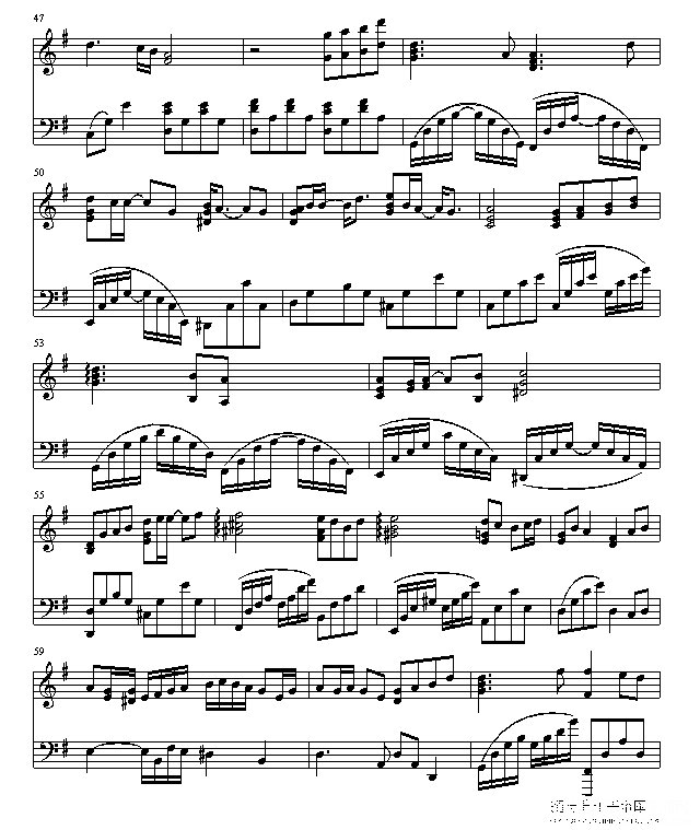 绵绵钢琴谱第3页