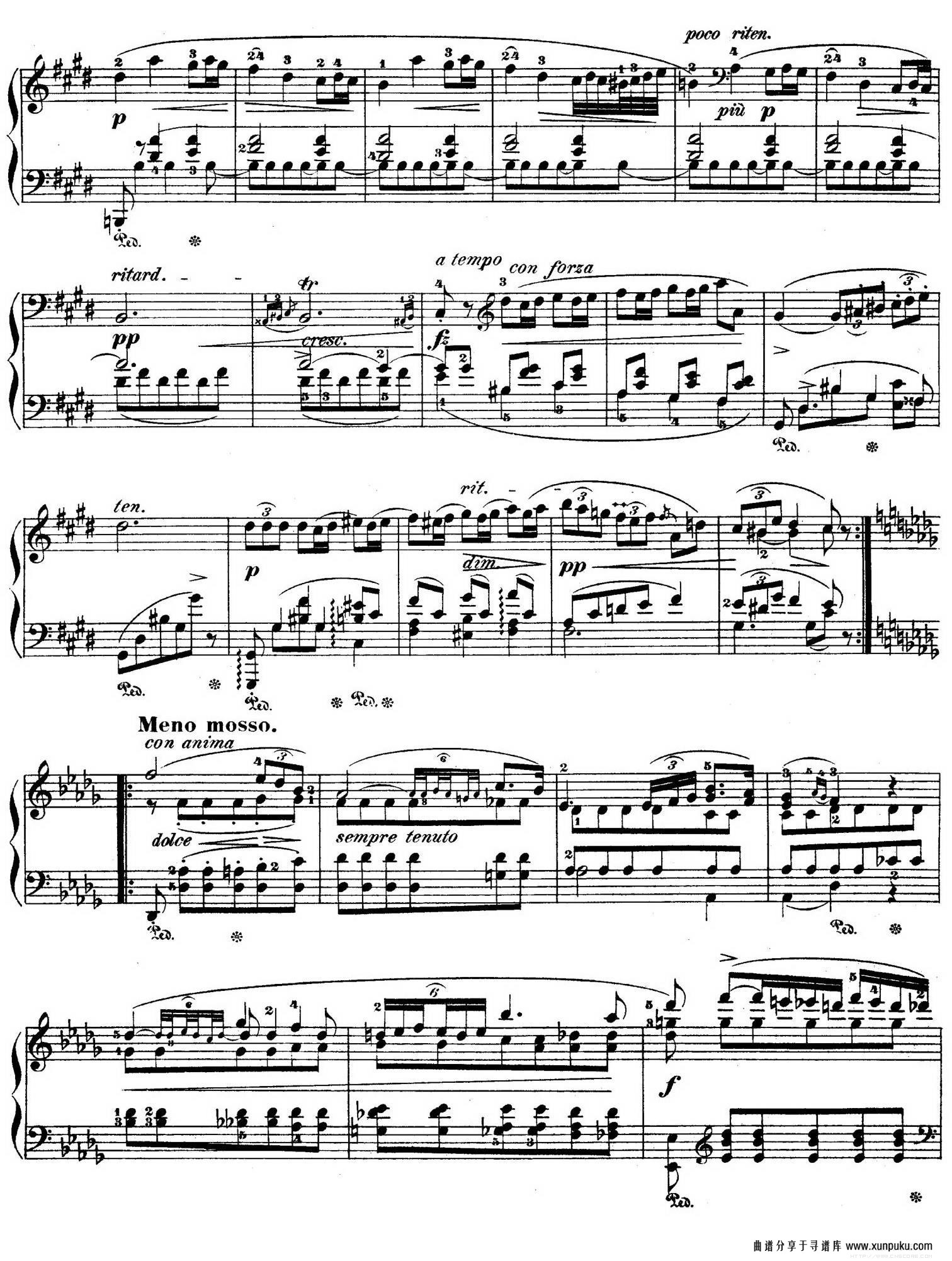 deux polonaises op.26（2首波兰舞曲）钢琴谱第2页