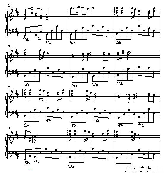 天也不懂情钢琴谱第3页