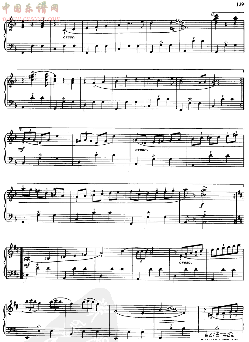 羽毛圆舞曲手风琴谱第4页