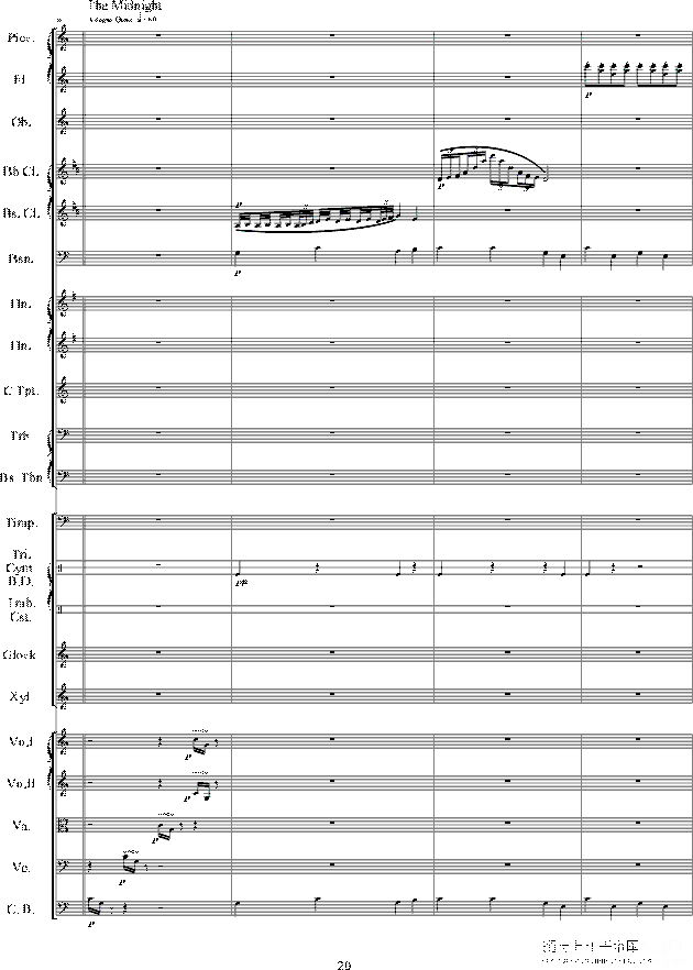 交响音画：口技钢琴谱第13页