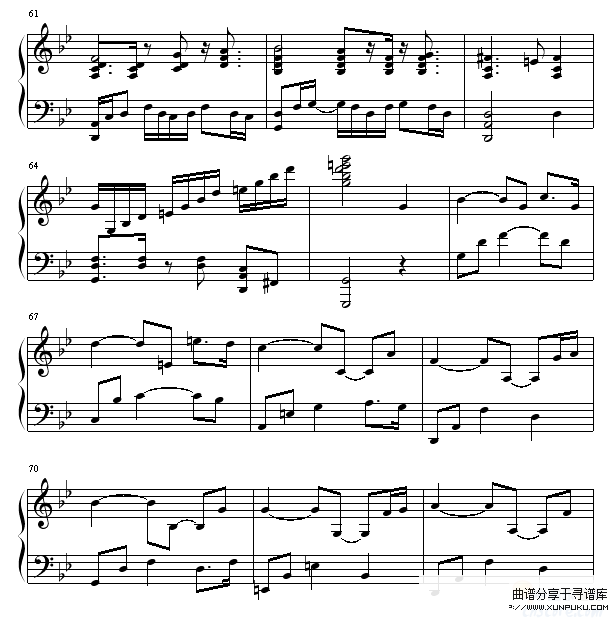 绿袖子(爵士版)-世界名曲钢琴谱第6页
