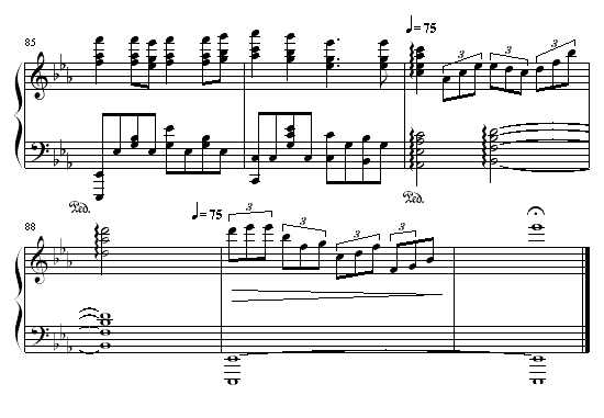 field of hope钢琴谱第8页