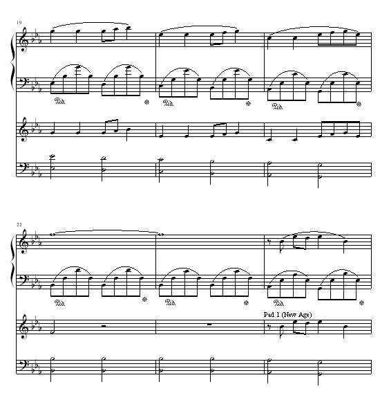一段恋情钢琴谱(钢琴曲)钢琴谱第7页