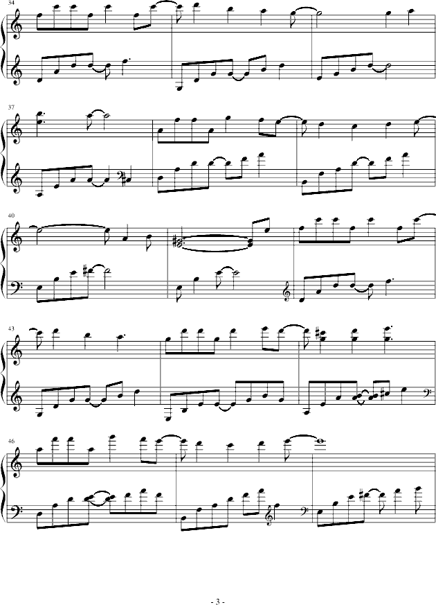 夏日香气之instrumental钢琴谱第3页