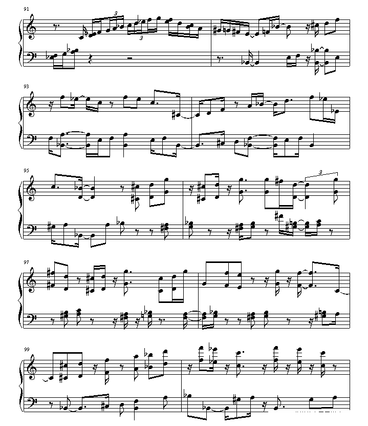 绮想輪旋曲钢琴谱(钢琴曲)钢琴谱第4页