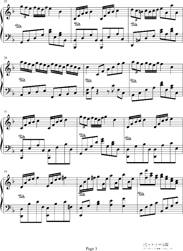 fd回旋曲op.1钢琴谱第6页