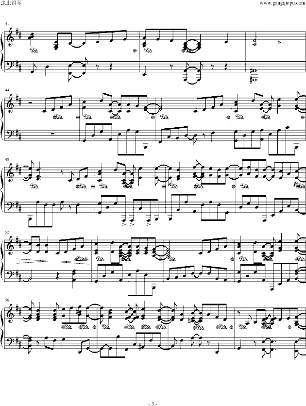 さくら （さくらむすび 音楽集）钢琴谱第3页