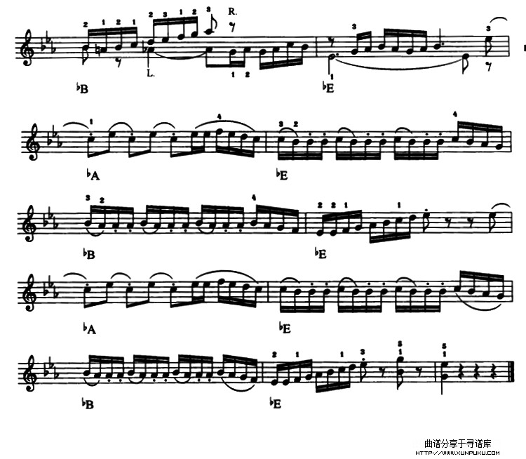 那不勒斯舞曲电子琴谱第2页