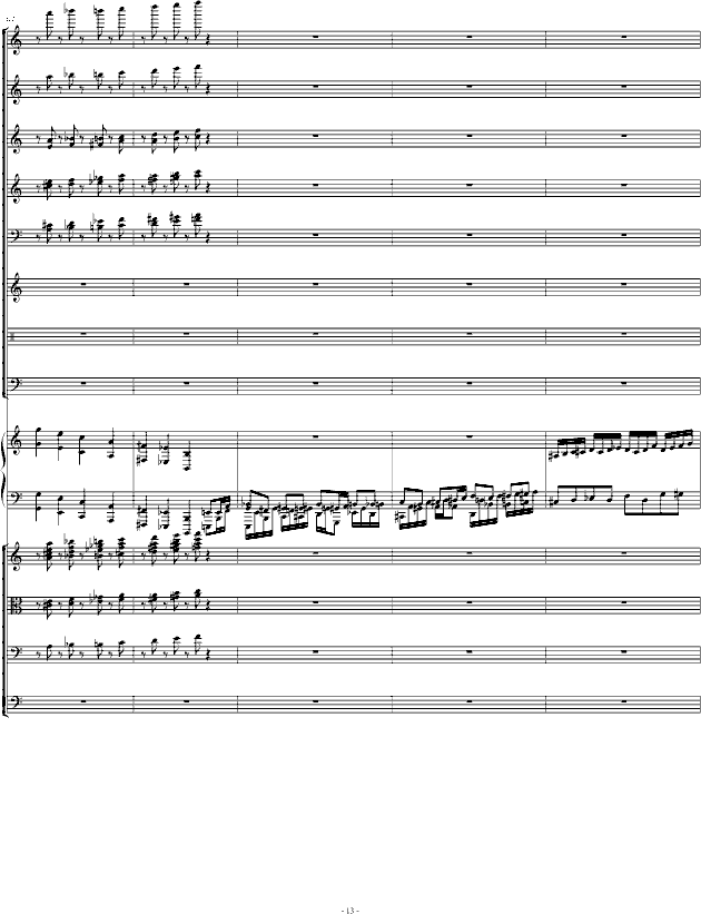肖斯塔科维奇第二钢琴协奏曲第一乐章钢琴谱第5页