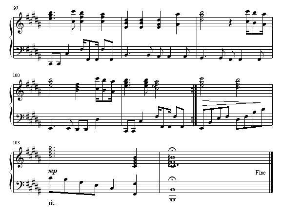 endless rain钢琴谱(钢琴曲)钢琴谱第9页