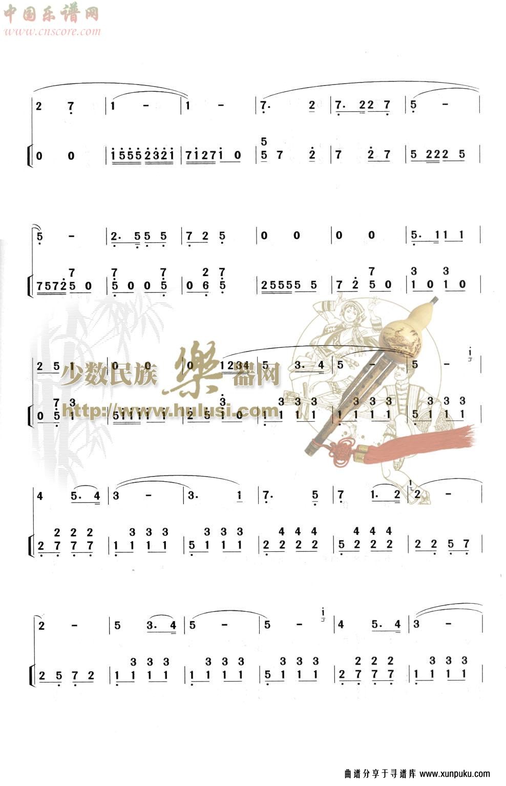 欢乐的巴乌总谱第2页