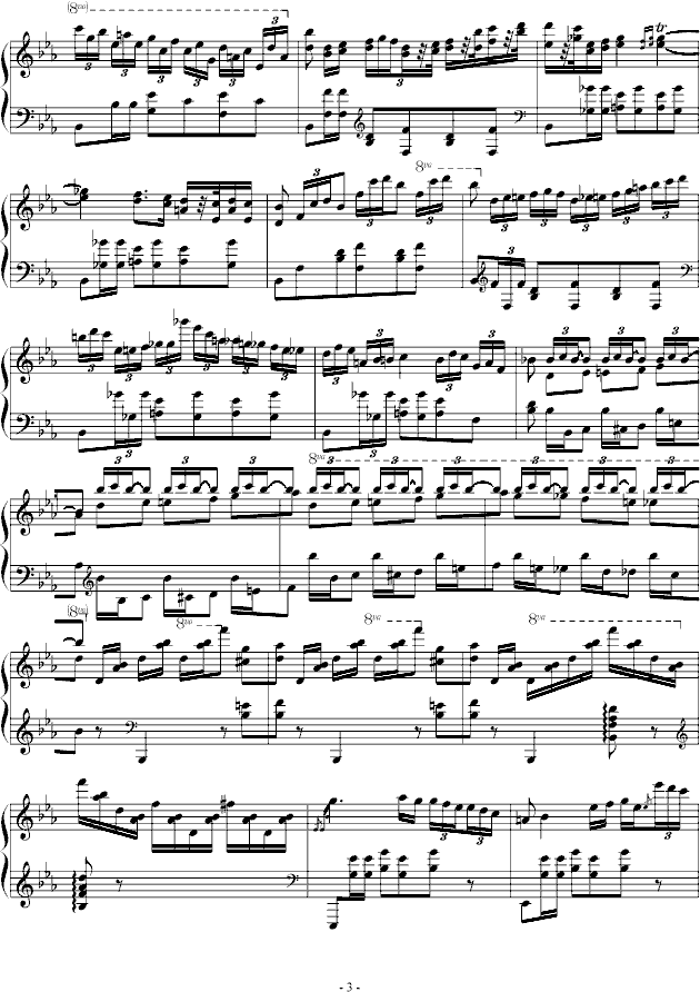 肖邦大波兰舞曲opus22钢琴谱(钢琴曲)钢琴谱第14页