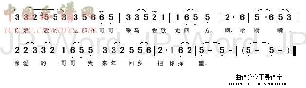 达那巴拉简谱第2页