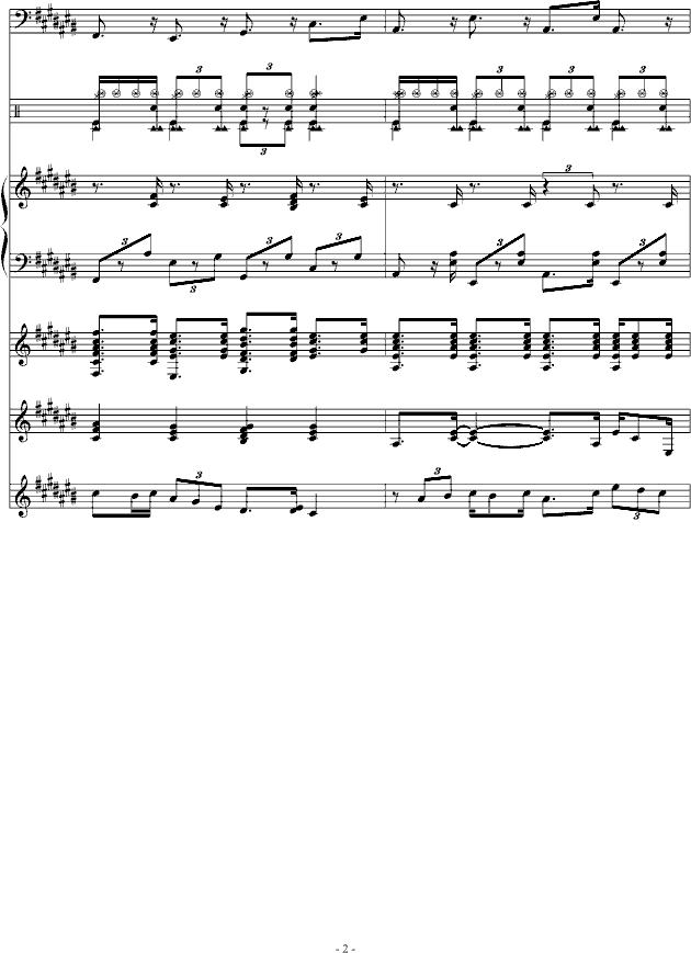 小插曲钢琴谱第4页