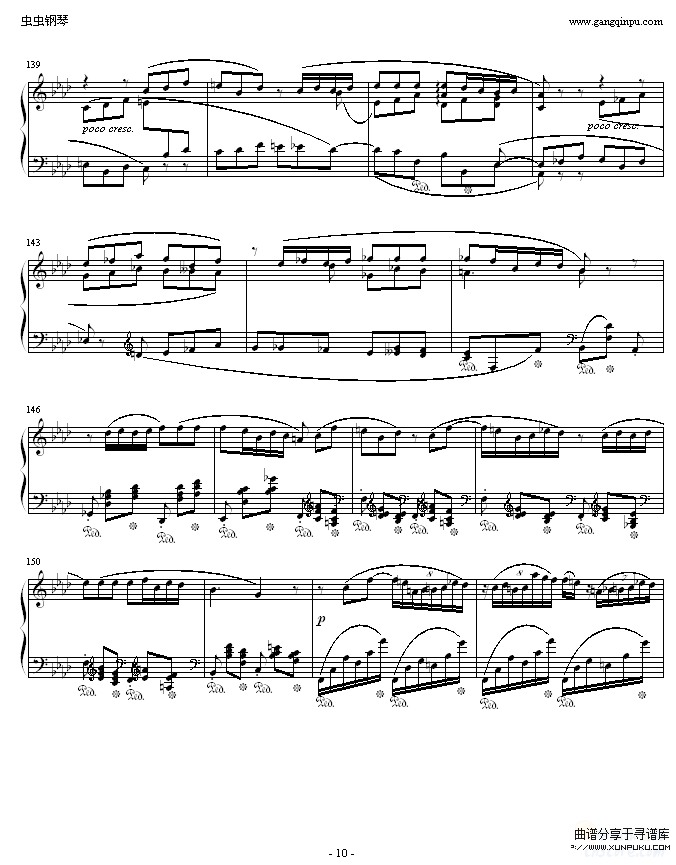 肖邦F小调第4叙事曲-肖邦钢琴谱第10页