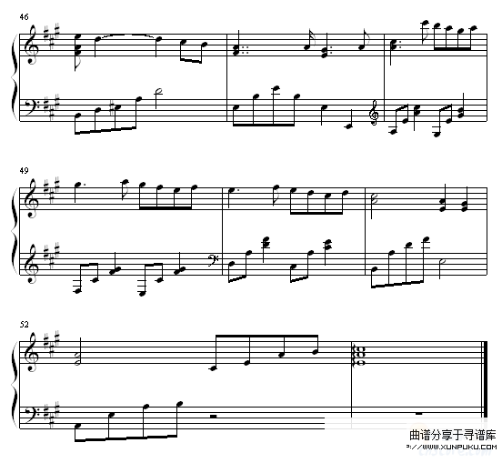 情人 - Lover-冬季恋歌钢琴谱第4页