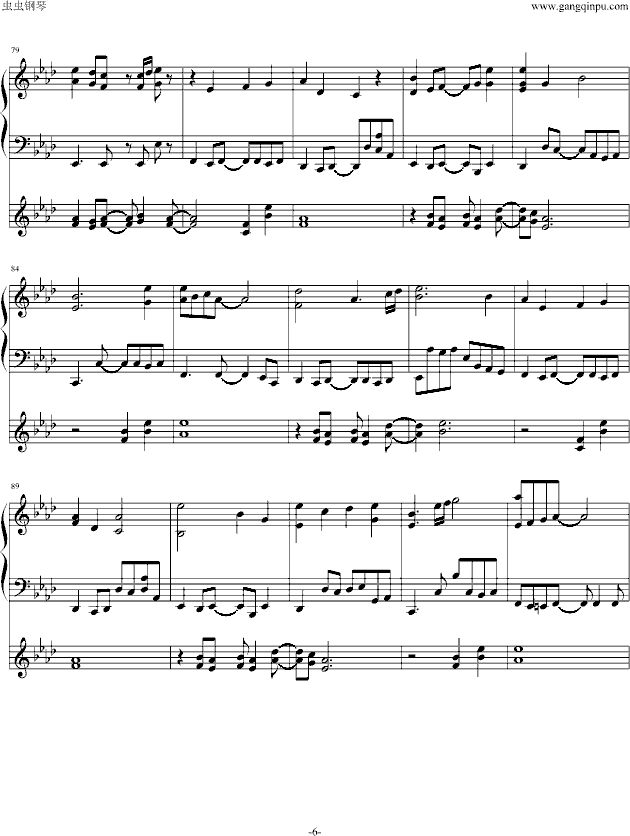 神曲奏界opapocrypha  by テ飖→翾灰飞钢琴谱第6页