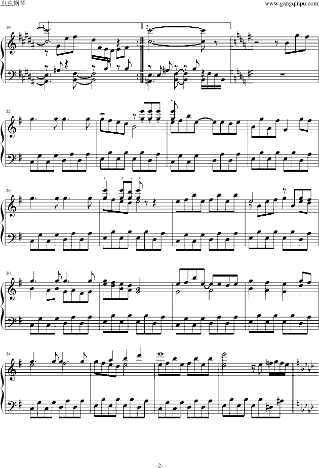 东方妖々梦  幽霊楽団 ～ phantom ensemble钢琴谱第2页