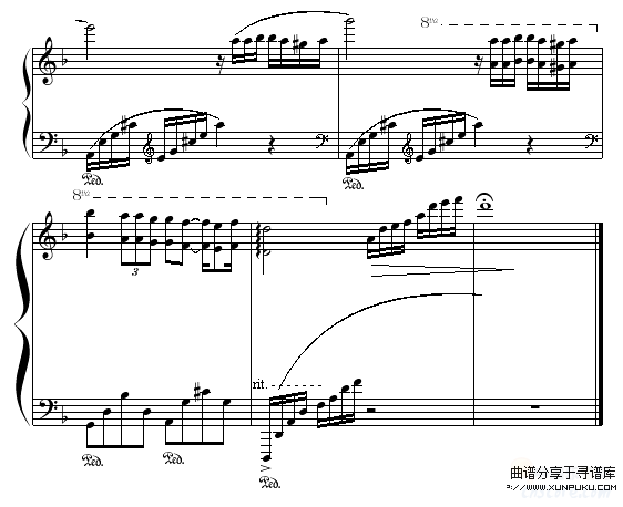 柔如彩虹-克莱德曼钢琴谱第4页