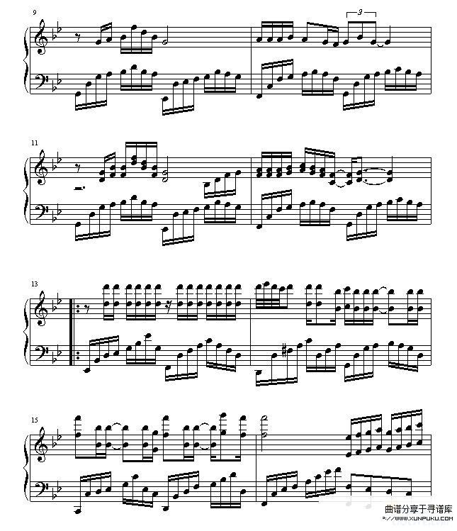 江南-林俊杰钢琴谱第2页