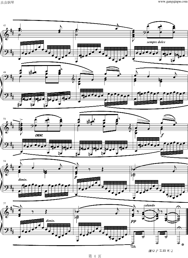 练习曲op.740 no.12钢琴谱(钢琴曲)钢琴谱第4页