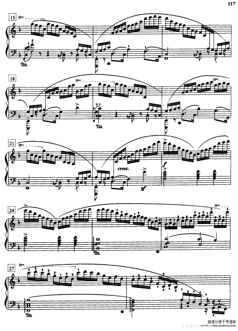 练习曲（op.10.no.8）钢琴谱第2页