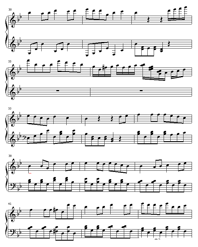 时光机钢琴谱第3页