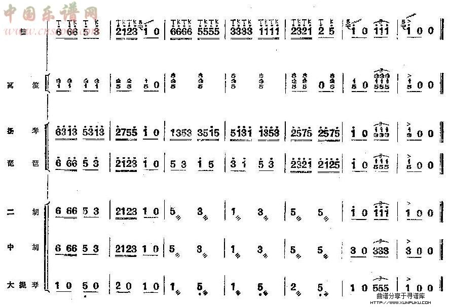 练兵场上总谱总谱第7页