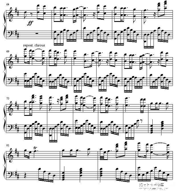 my love钢琴谱(钢琴曲)钢琴谱第4页