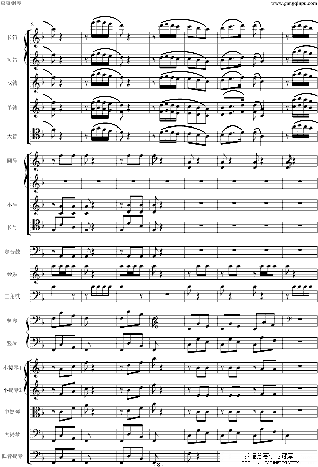 歌剧《卡门》选段 第四幕间奏曲钢琴谱(钢琴曲)钢琴谱第22页