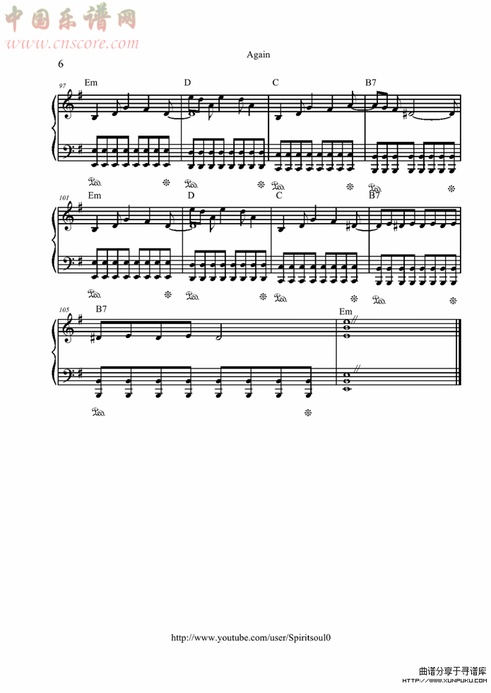 let it out钢琴谱第6页
