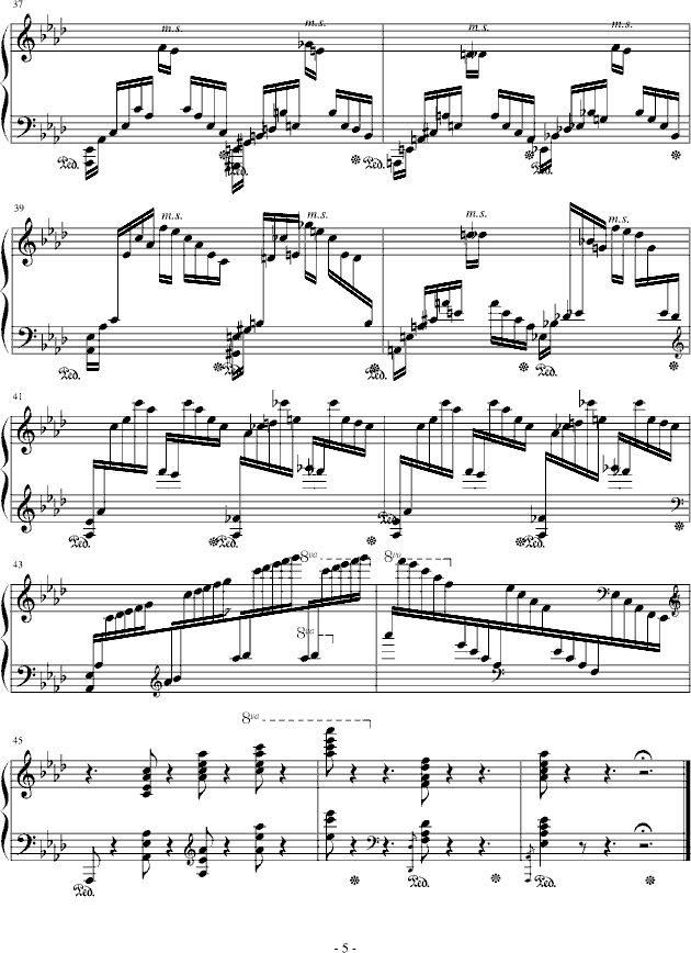 练习曲no.11钢琴谱(钢琴曲)钢琴谱第5页